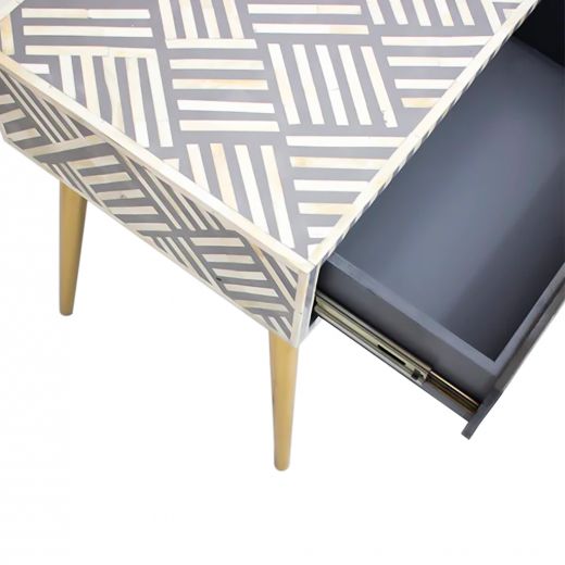 Inlay Bedside Table
