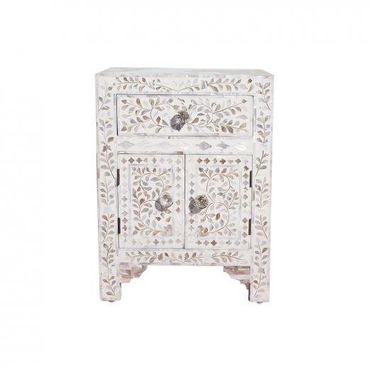 Mother of Pearl Bed Side Table